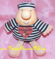 Image for <b><span style='color:purple'> Ziggy “Prisoner of Love” 1993 American Greetings Corp. Valentine’s Day Animation Comic Strip Cartoon Character Stuffed Plush Toy </span></b><span style='color:purple'> <b><span style='color:red'>*****USPS FIRST CLASS SHIPPING INCLUDED – DOMESTIC ORDERS ONLY!*****</span></b><span style='color:purple'>